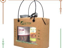 Set quà tặng 2 món đặc sản Đà Nẵng đặc biệt QH4 - Thịt bò khô que đà nẵng - khô gà xé lá chanh