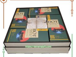 Set quà Bột Matcha Rau Má nguyên chất kết hợp hộp gỗ cao cấp làm quà tặng chất lượng - DaNangGift