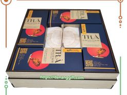 Hộp quà gỗ cao cấp Gạo Lứt rẫy đậu đen xanh lòng Haco - DaNangGift