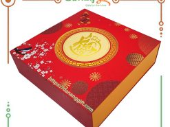 Hộp quà tết 7 món cao cấp DaNangGift 14 - hộp quà tết 2024 giấy bìa cứng sang trọng