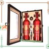 Hộp quà Rượu Vang Ý Margaset hộp gỗ có quai xách sang trọng - DaNangGift
