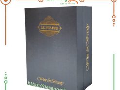 Hộp quà tặng cao cấp 2 chai rượu vang Ý 68 đầy đủ phụ kiện - DaNangGift